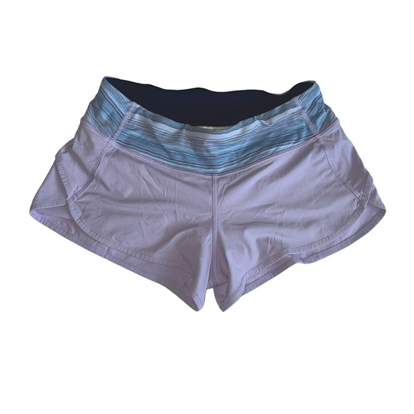 Lululemon Women’s Speed Up Running athletic Shorts Lavender/Lilac Size 4 - Picture 1 of 7